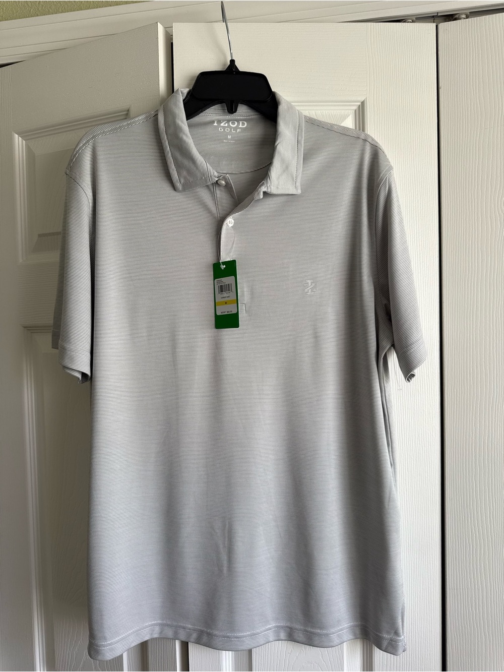 Izod Men’s Light Gray Golf Polo - Classic Collared Tee